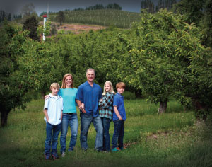 FAMILY TREES Pete Verbrugge has been exporting apples, pears and cherries grown on his family-owend Washington orchards for decades.